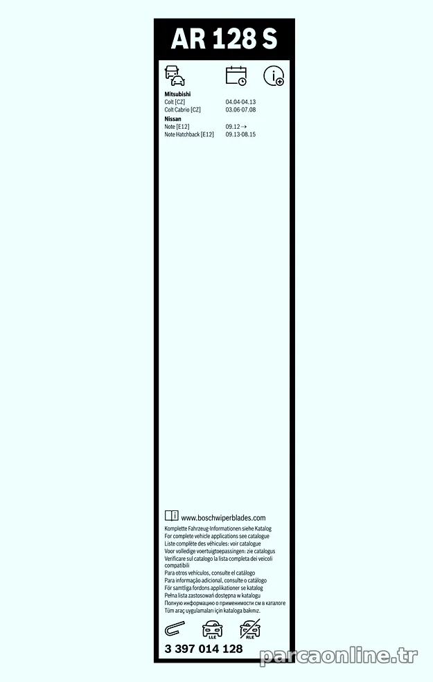 BOSCH 3397014128 Silecek Süpürgesi - BOSCH - 3397014128