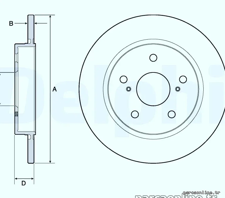 DELPHI BG4183C Fren Disk Ayna - DELPHI - BG4183C