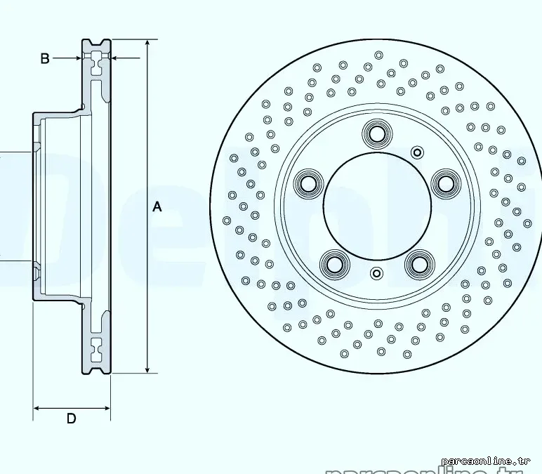 DELPHI BG4769C Fren Disk Ayna - DELPHI - BG4769C