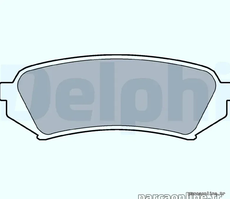 DELPHI LP1438 Fren Disk Balata - DELPHI - LP1438