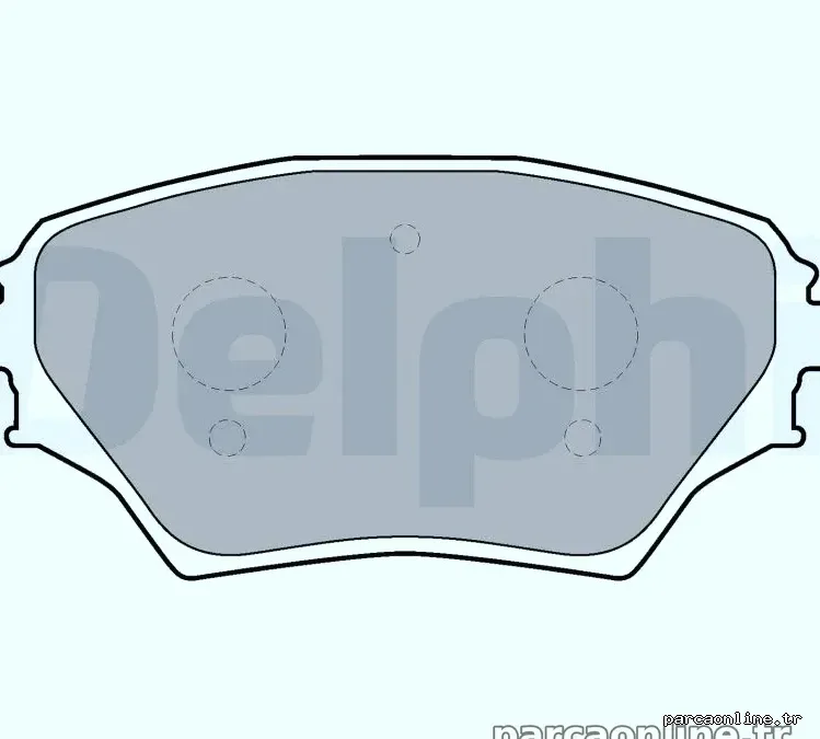 DELPHI LP1632 Fren Disk Balata - DELPHI - LP1632
