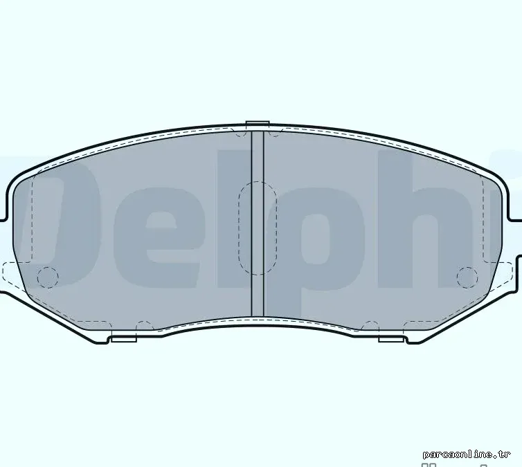 DELPHI LP2001 Fren Disk Balata - DELPHI - LP2001