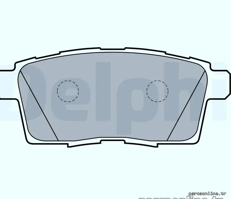 DELPHI LP2052 Fren Disk Balata - DELPHI - LP2052