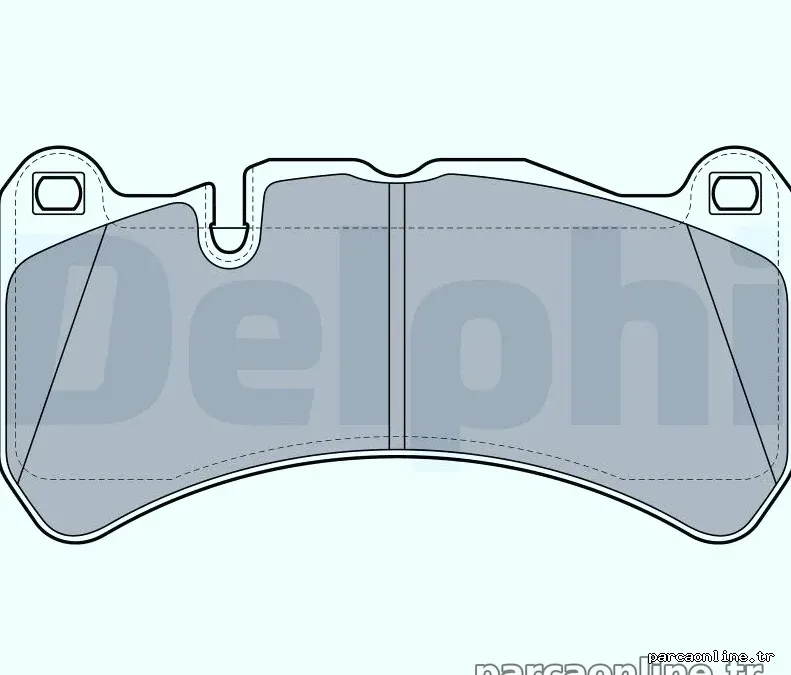 DELPHI LP2053 Fren Disk Balata - DELPHI - LP2053