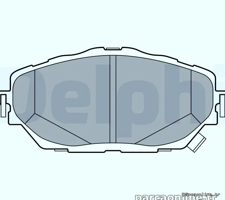 DELPHI LP3378 Fren Disk Balata - DELPHI - LP3378