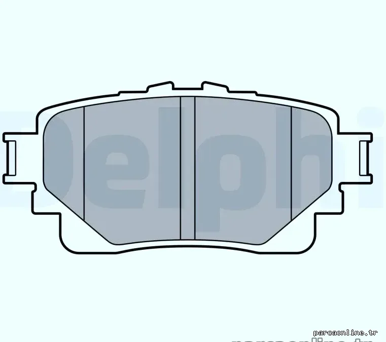 DELPHI LP3599 Fren Disk Balata - DELPHI - LP3599