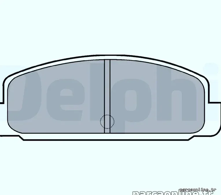 DELPHI LP401 Fren Disk Balata - DELPHI - LP401