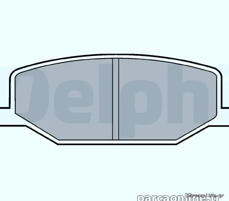 DELPHI LP527 Fren Disk Balata - DELPHI - LP527