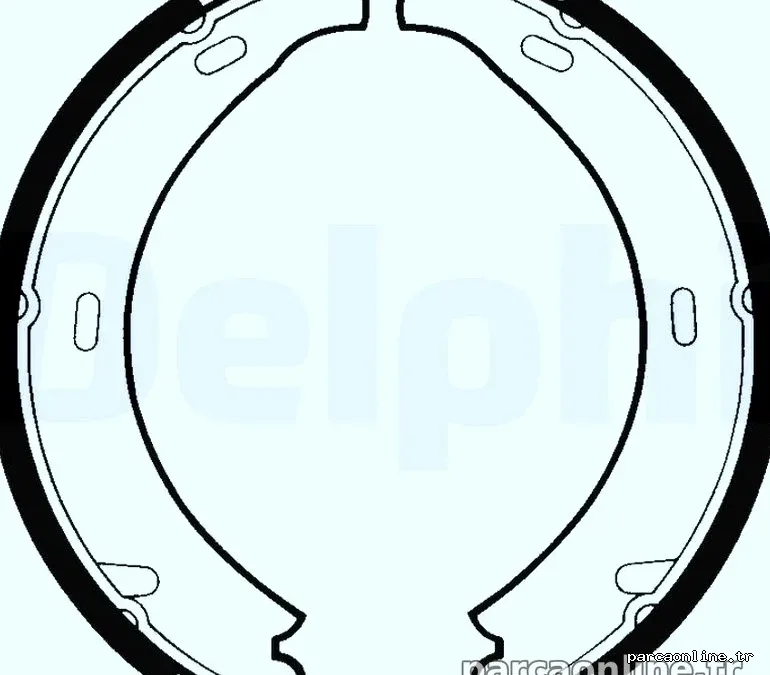 DELPHI LS1371 Fren Pabuçlu Balata - DELPHI - LS1371