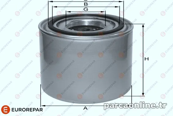 EUROREPAR 1682284180 Yağ Filtresi - EUROREPAR - 1682284180