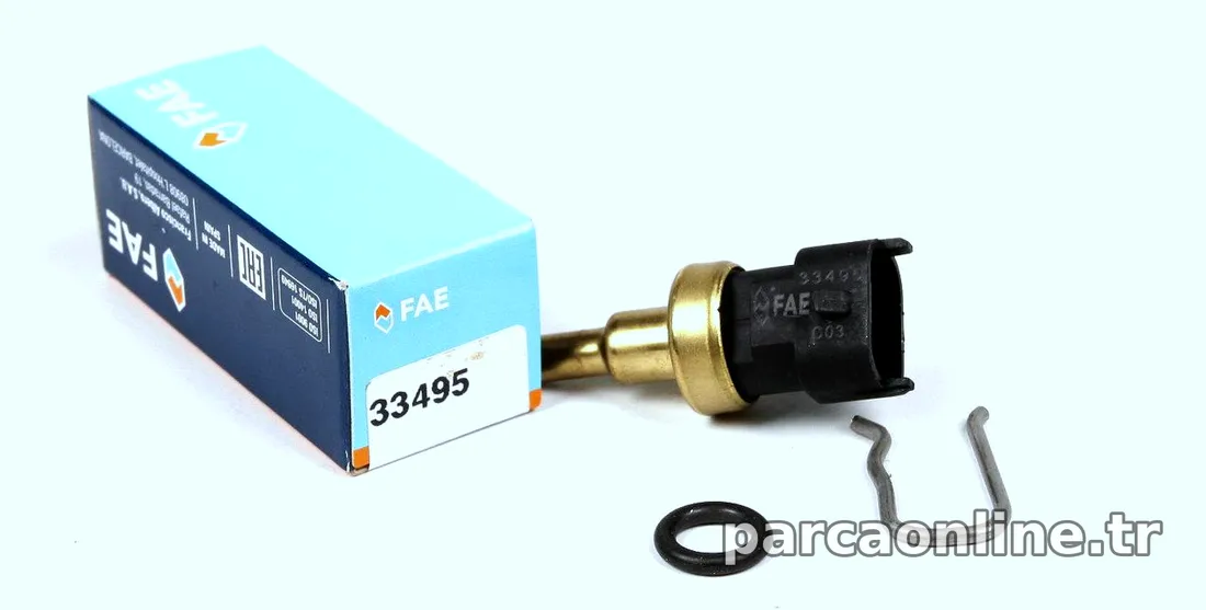 FAE 33495 | Yeni Aveo 1.3 Dizel Euro 5 Su Sıcaklık Sensörü (.33495 , 55206393YA) - FAE - FAE.33495 ,2