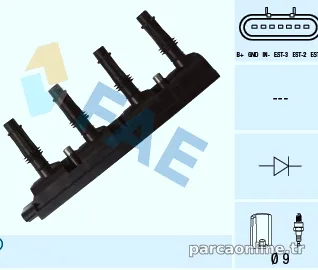 FAE 80322 Ateşleme Bobini - FAE - 80322
