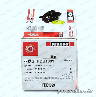 FERODO FDB1099 Fren Disk Balata - FERODO - FDB1099