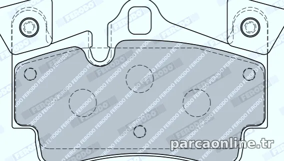 FERODO FDB1835 Fren Disk Balata - FERODO - FDB1835