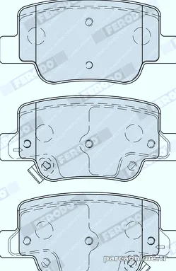 FERODO FDB4275 Fren Disk Balata - FERODO - FDB4275