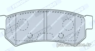 FERODO FDB4295 Fren Disk Balata - FERODO - FDB4295