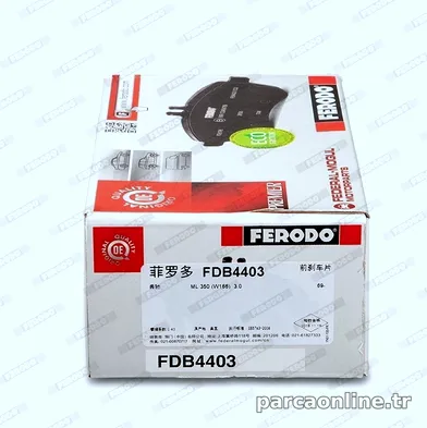 FERODO FDB4403 Fren Disk Balata - FERODO - FDB4403