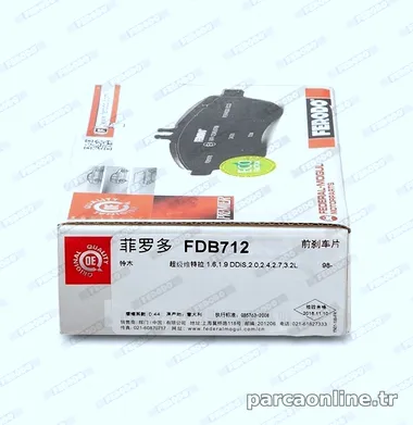 FERODO FDB712 Fren Disk Balata - FERODO - FDB712