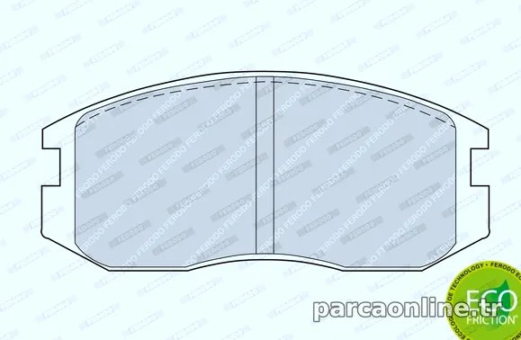 FERODO FDB759 Fren Disk Balata - FERODO - FDB759