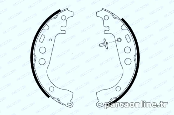 FERODO FSB582 Fren Pabuçlu Balata - FERODO - FSB582