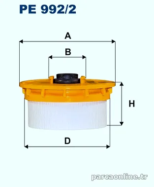 FILTRON PE9922 Yakıt Filtresi - FILTRON - PE9922