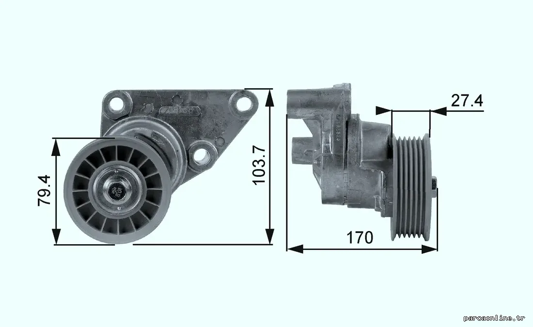 GATES T38158 Triger Gergi Rulmanı - GATES - T38158