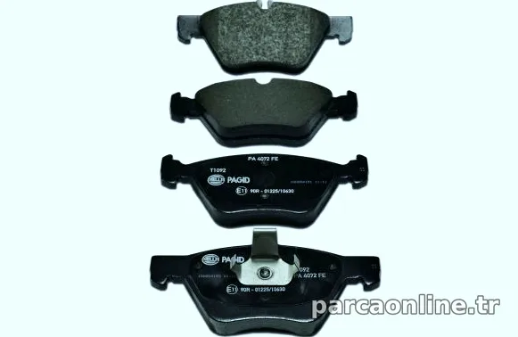 HELLA PAGID 8DB355007861 Fren Disk Balata - HELLA PAGID - 8DB355007861