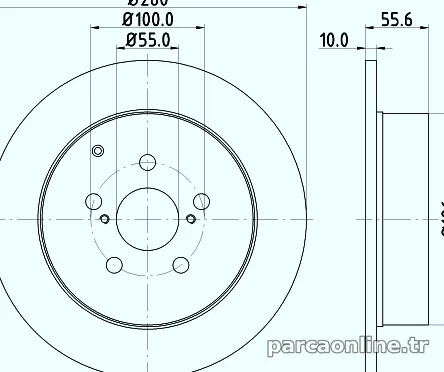 HELLA PAGID 8DD355111671 Fren Disk Ayna - HELLA PAGID - 8DD355111671