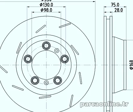 HELLA PAGID 8DD355133671 Fren Disk Ayna - HELLA PAGID - 8DD355133671