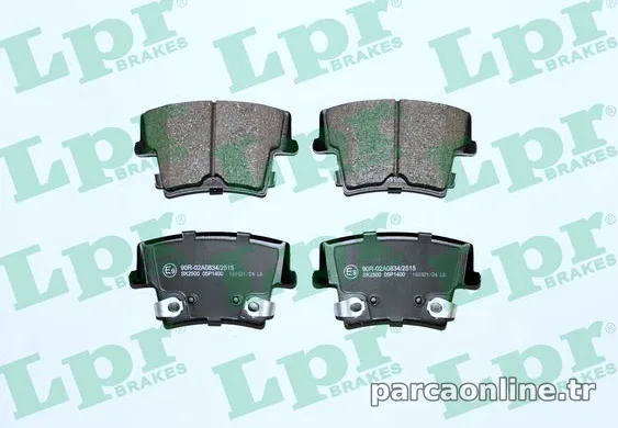 LPR 05P1400 Fren Disk Balata - LPR - 05P1400
