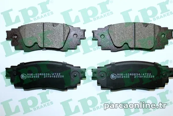 LPR 05P2220 Fren Disk Balata - LPR - 05P2220