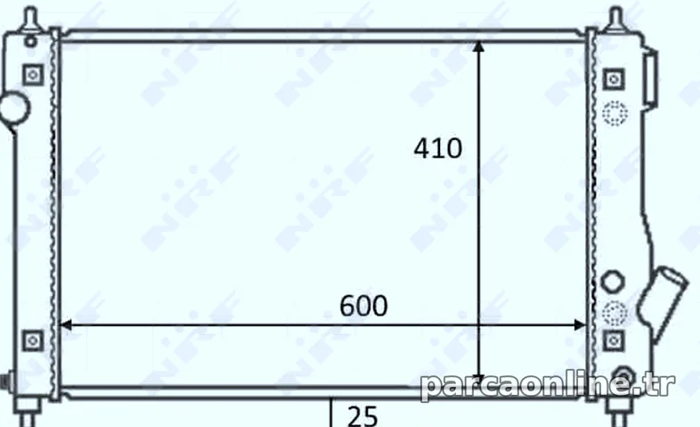 NRF 59054 Su Radyatörü - NRF - 59054