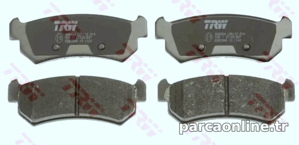 ARKA FREN BALATASI LACETTI 04 07 / NUBIRA 03 07 - TRW - TRW GDB3348
