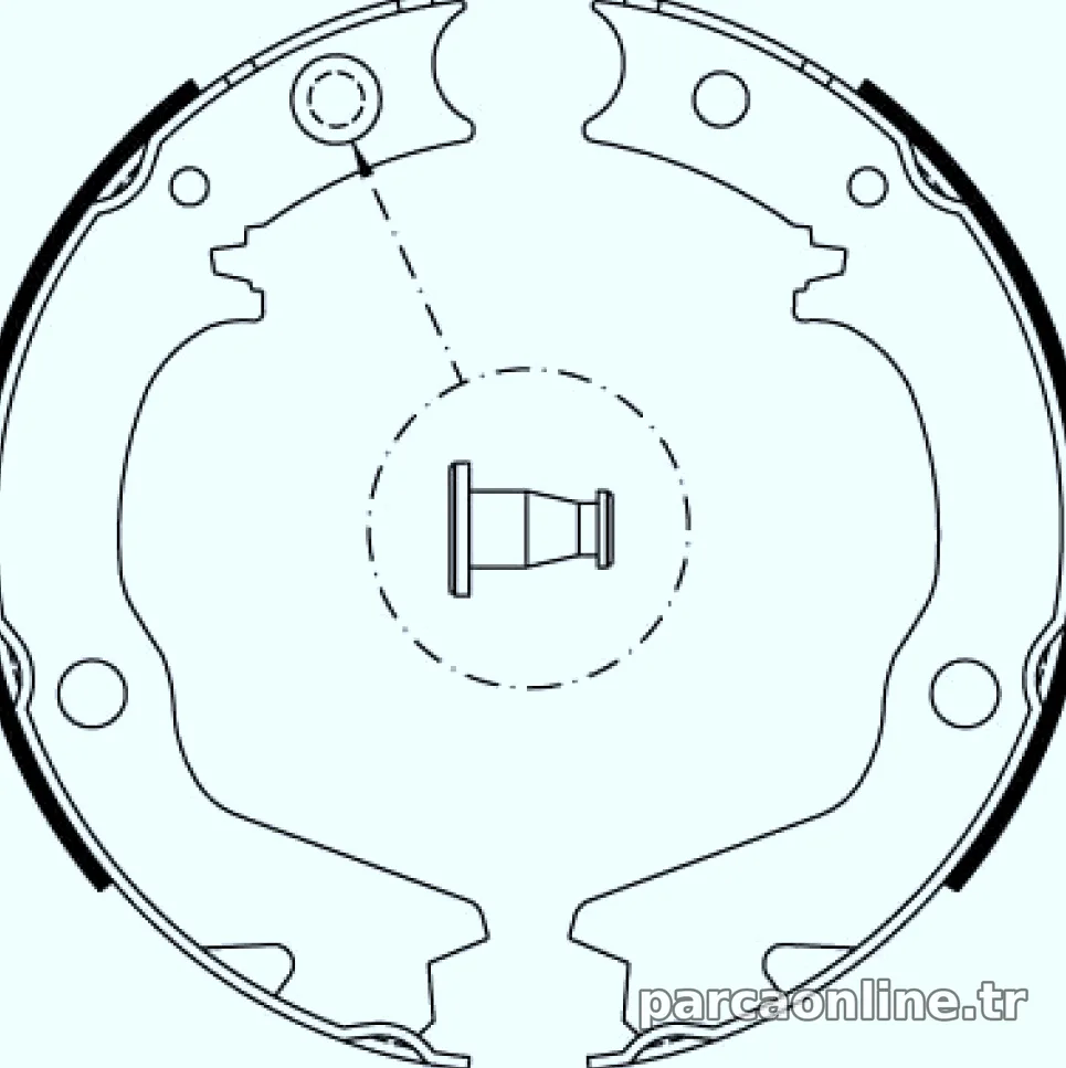 EL FREN BALATASI PABUC LANCER SEDAN 1,3 / 1,6 LANCER KOMBI 1,6 / 2,0 09 / 03 OUTLANDER 2,0 4WD / 2,4 4WD 05 - TRW - TRW 