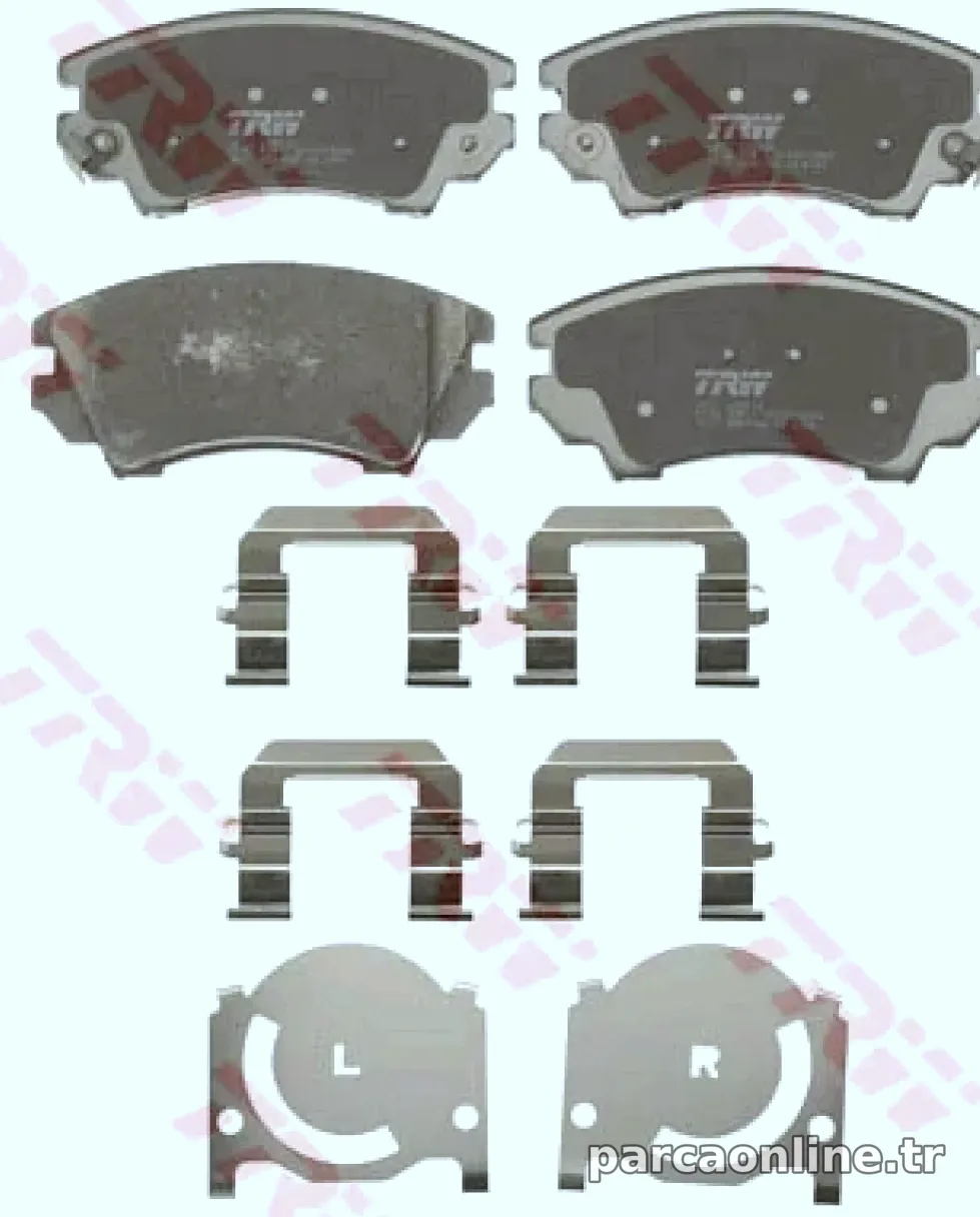 ON FREN BALATASI INSIGNIA ASTRA J ZAFIRA C 17 INCH JANT - TRW - TRW GDB1783
