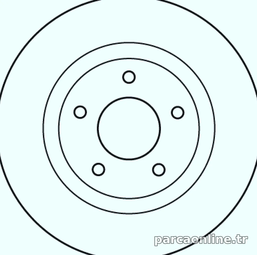 ON FREN DISKI JEEP COMPASS PATRIOT CHRYSLER SEBRING DODGE CALIBER-4008-C4 AIRCROSS - TRW - TRW DF4932