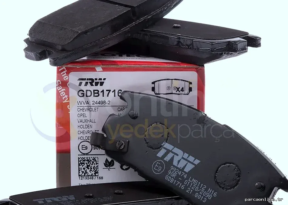 TRW GDB1716 | Opel Antara / Chevrolet Captiva Arka Fren Balata Takımı 07-12 2.0/2.2/2.4/3.0/3.2 - TRW - TRW.GDB1716 ,1
