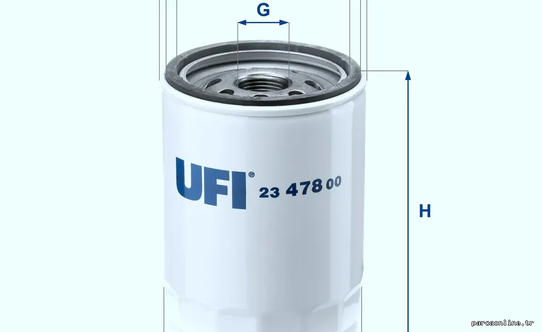 UFI 2347800 Yağ Filtresi - UFI - 2347800
