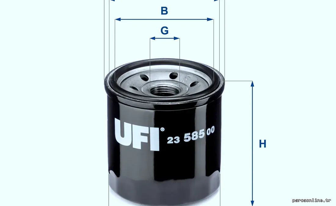 UFI 2358500 Yağ Filtresi - UFI - 2358500