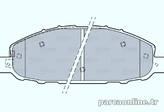 VALEO 670021 Fren Disk Balata - VALEO - 670021