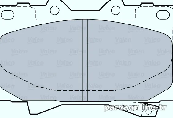 VALEO 670535 Fren Disk Balata - VALEO - 670535