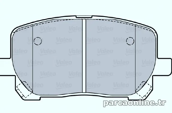 VALEO 670541 Fren Disk Balata - VALEO - 670541