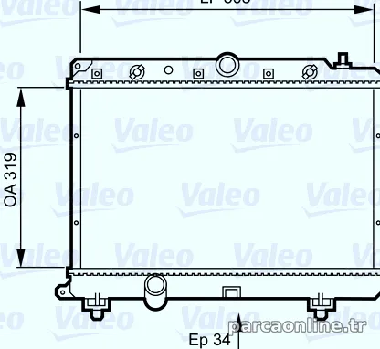 VALEO 731817 Su Radyatörü - VALEO - 731817