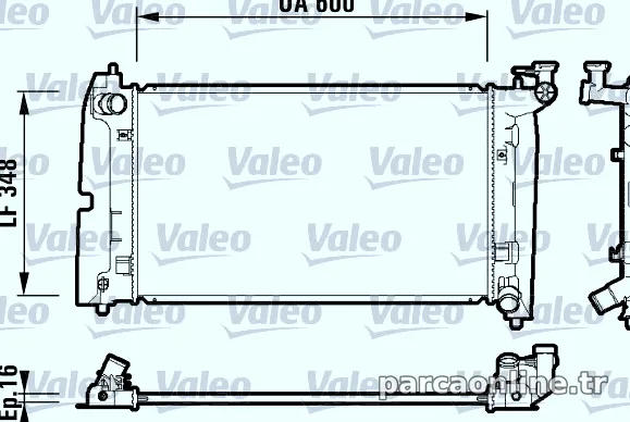 VALEO 734199 Su Radyatörü - VALEO - 734199