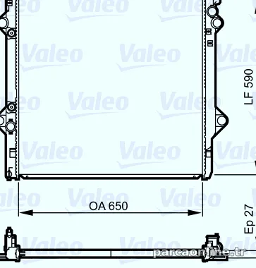 VALEO 735569 Su Radyatörü - VALEO - 735569
