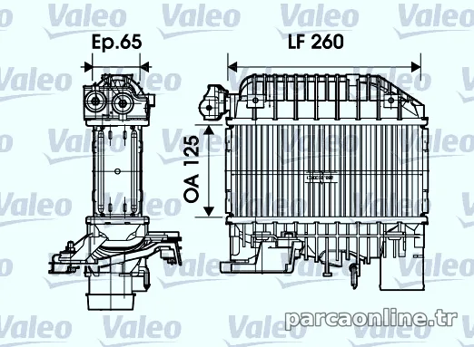 VALEO 817698 Turbo Radyatörü - VALEO - 817698