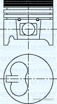 YENMAK 3104107000 Piston - YENMAK - 3104107000