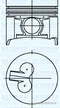 YENMAK 3104569000 Piston - YENMAK - 3104569000